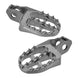Zeta Aluminium Footpegs Stark VARG - Titanium Colour