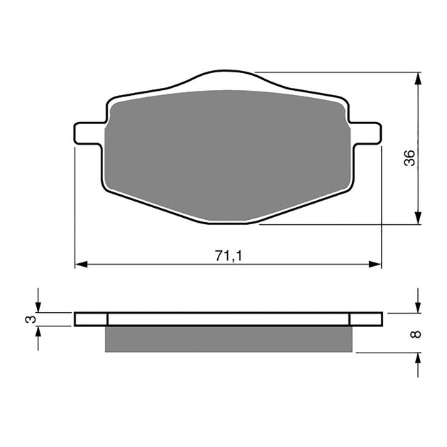 GOLDfren Brake Pads - S3 Sintered Sports
