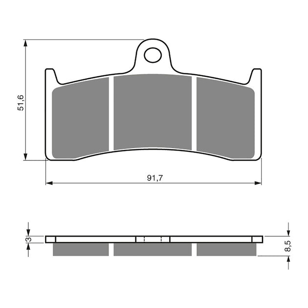 GOLDfren Brake Pads - K5 Off-Road Racing