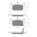 GOLDfren Brake Pads - K5 Off-Road Racing