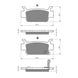 GOLDfren Brake Pads - K5 Off-Road Racing