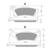 GOLDfren Brake Pads - K5 Off-Road Racing