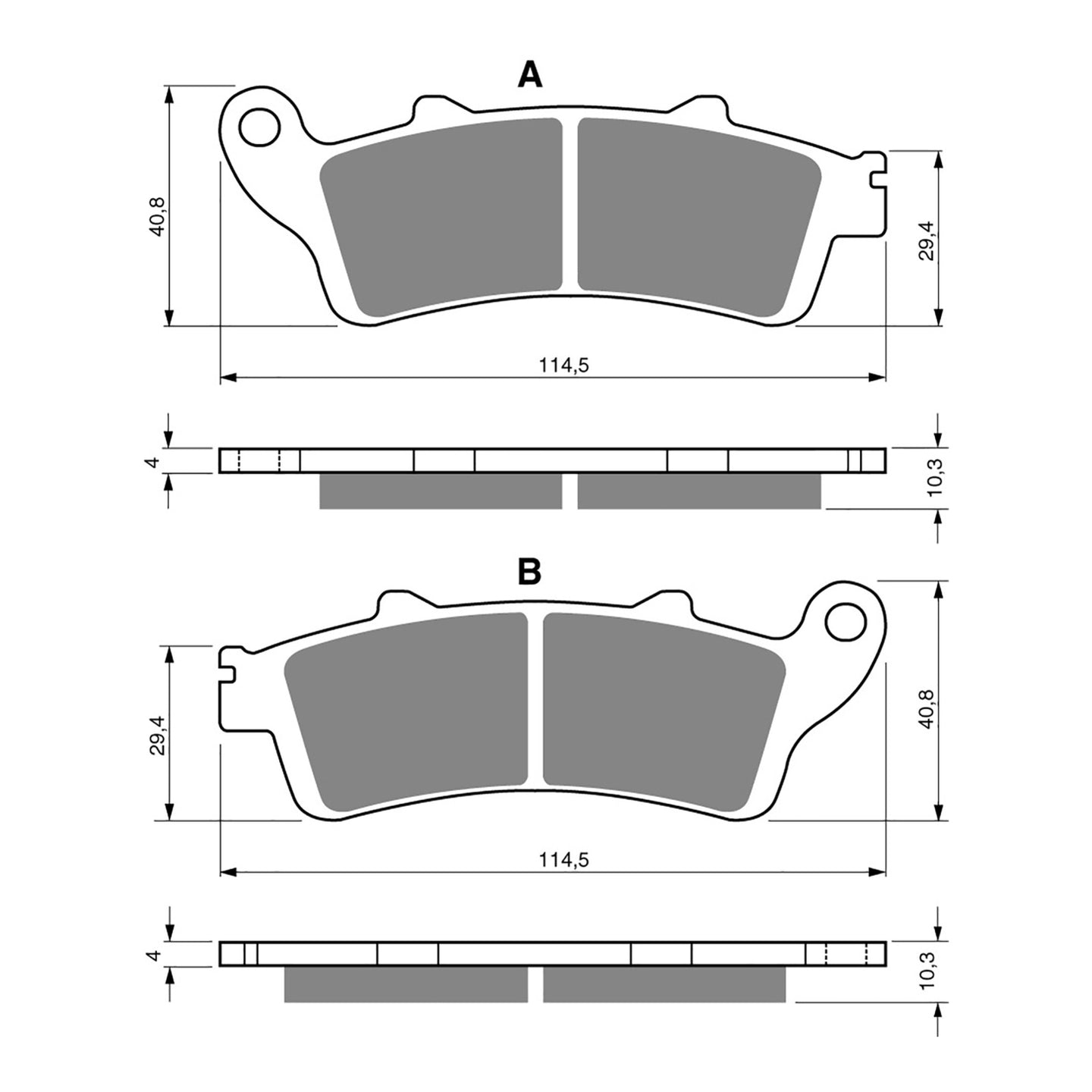GOLDfren Brake Pads - S3 Sintered Sports
