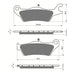 Goldfren GF381 S3 Sintered Sport Brake Pads