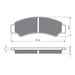 GOLDfren Brake Pads - K5 Off-Road Racing