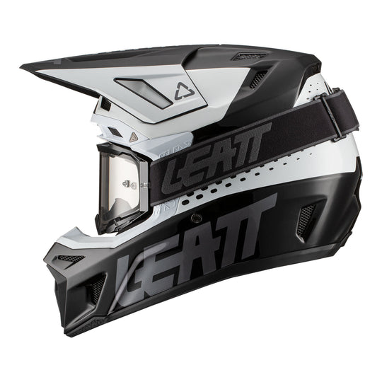 Leatt 2022 8.5 Helmet & Goggle Kit - Black / White