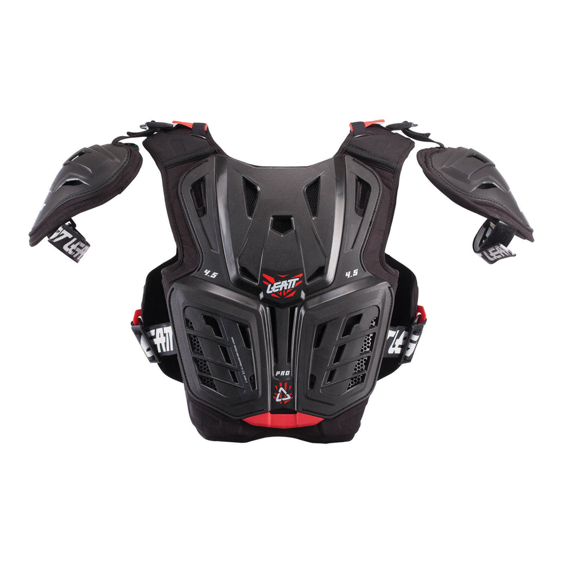 Leatt 4.5 Junior Chest Protector Pro - Black / Red