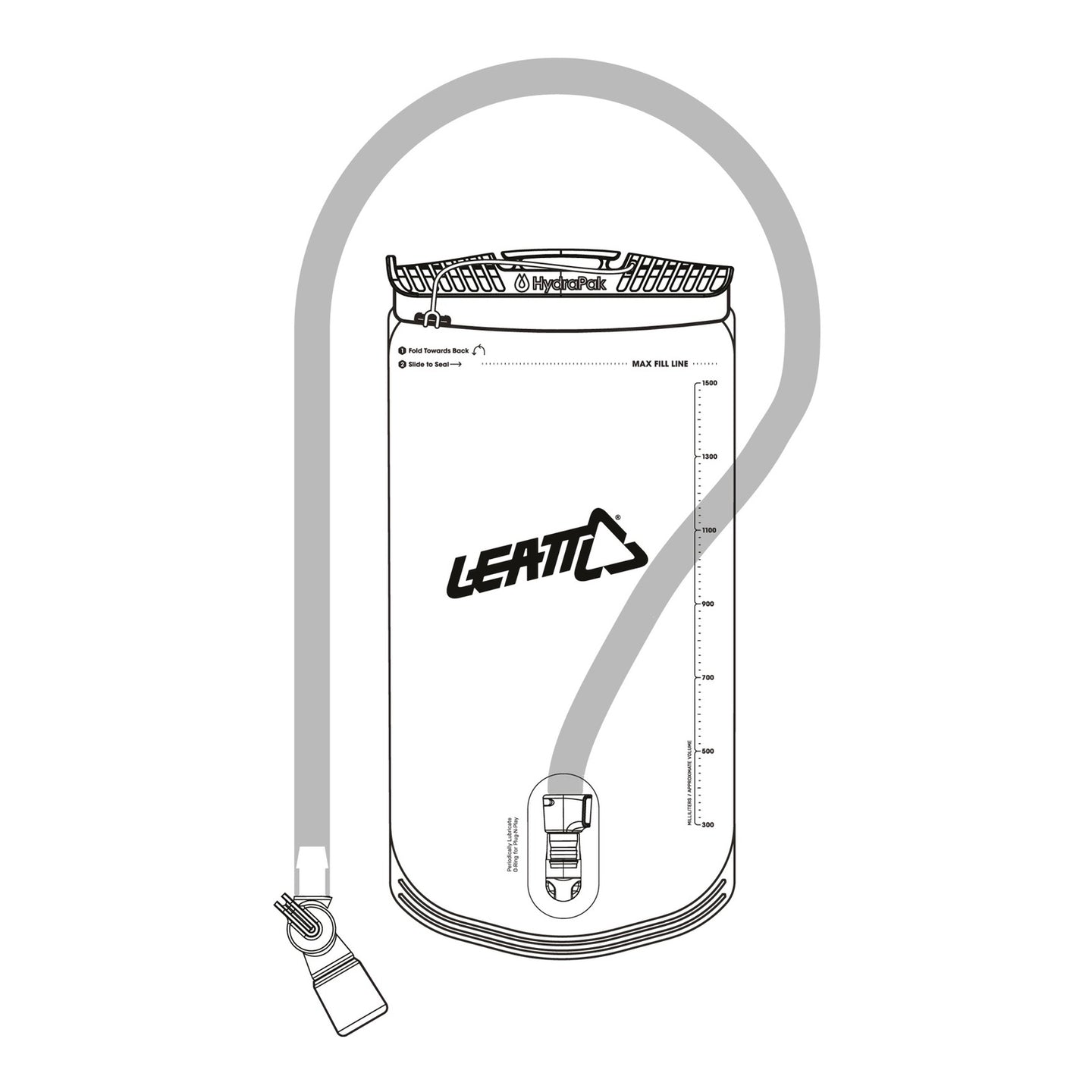 HydraPak 1.5L Vertical Bladder with Tube & Bite Valve - ADV