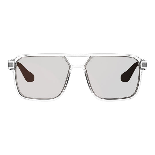 Leatt TheViz Sunglasses Pyrenees - Clear/Silver Polarized Silver 20 VLT