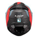 LS2 FF811 Vector II Carbon Grid Helmet - Red / Cyan