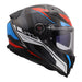 LS2 FF811 Vector II Savage Helmets - White / Blue / Red