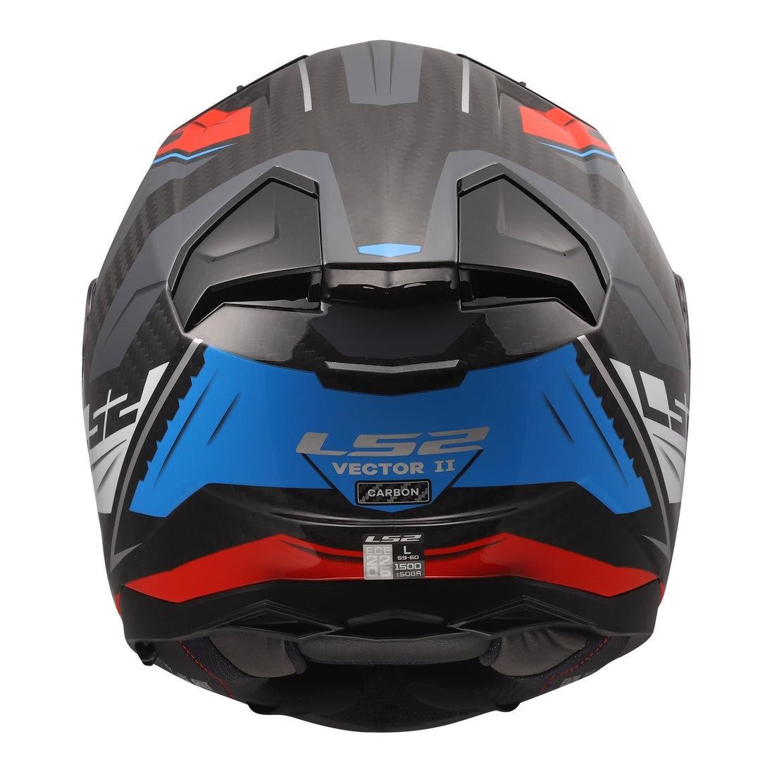 LS2 FF811 Vector II Savage Helmets - White / Blue / Red