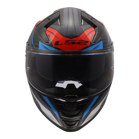 LS2 FF811 Vector II Savage Helmets - White / Blue / Red