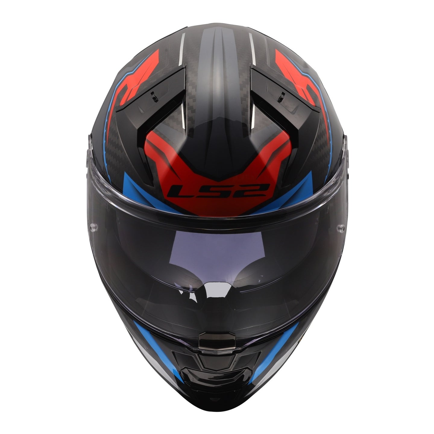 LS2 FF811 Vector II Savage Helmets - White / Blue / Red