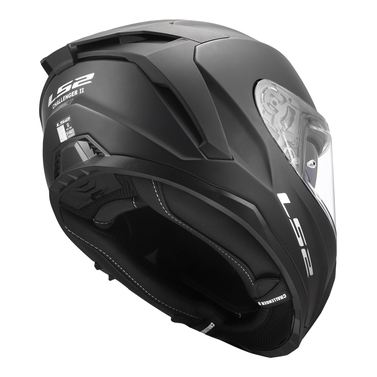 LS2 FF817 Challenger II Solid Helmet - Matte Black