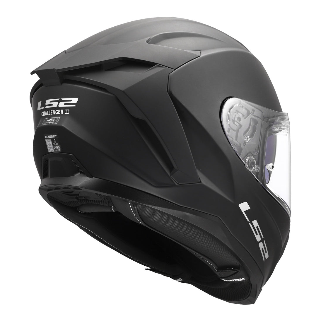 LS2 FF817 Challenger II Solid Helmet - Matte Black