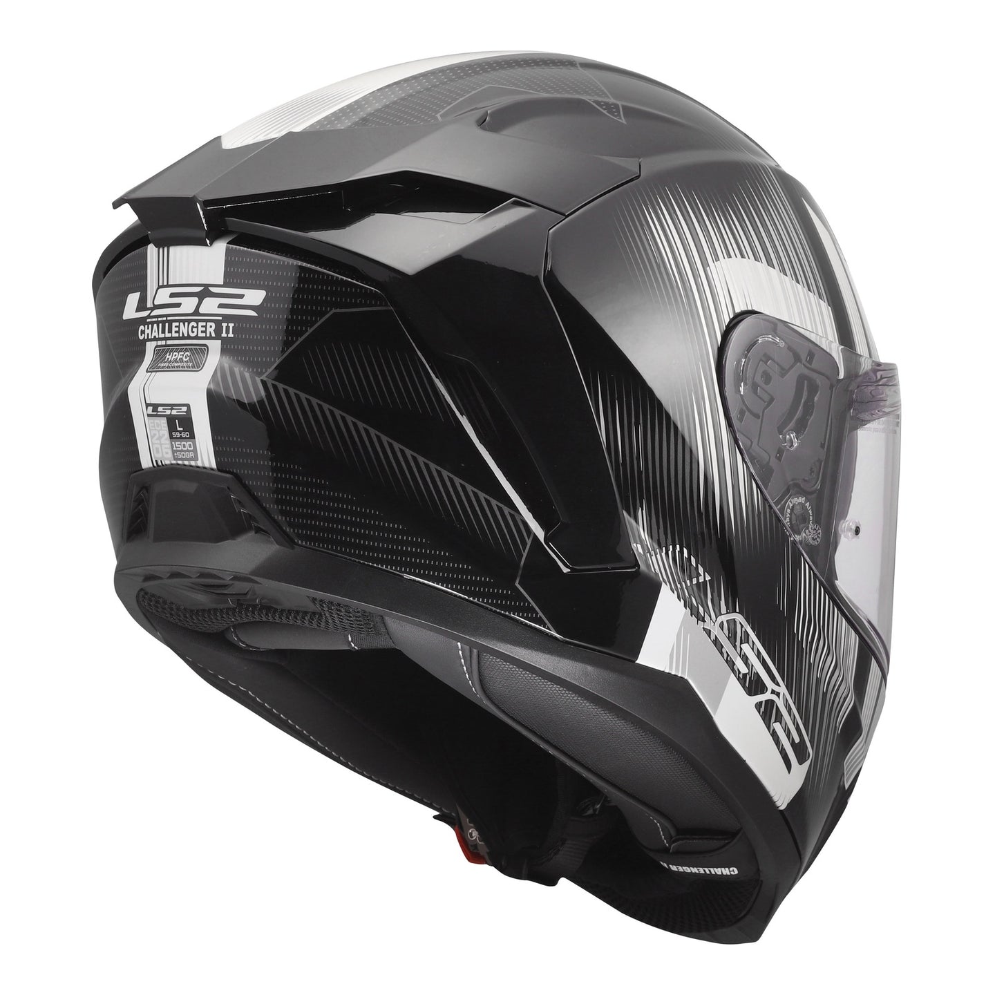 LS2 FF817 Challenger II Nitro Helmet - Black / Grey