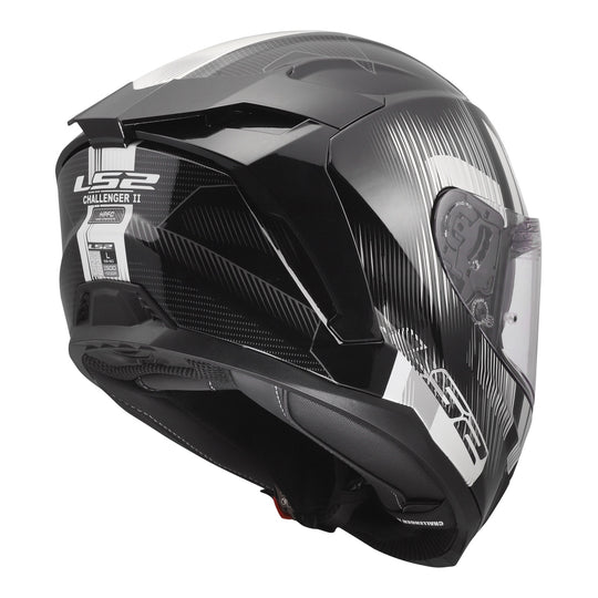 LS2 FF817 Challenger II Nitro Helmet - Black / Grey