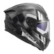 LS2 FF817 Challenger II Nitro Helmet - Black / Grey