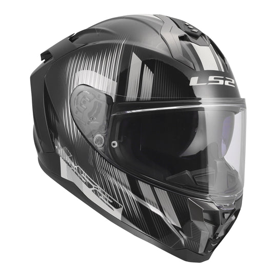 LS2 FF817 Challenger II Nitro Helmet - Black / Grey