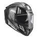 LS2 FF817 Challenger II Nitro Helmet - Black / Grey