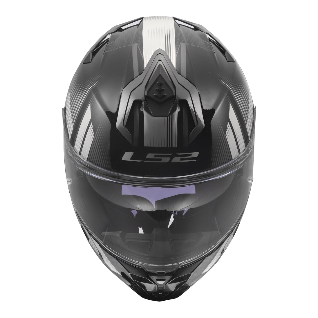 LS2 FF817 Challenger II Nitro Helmet - Black / Grey