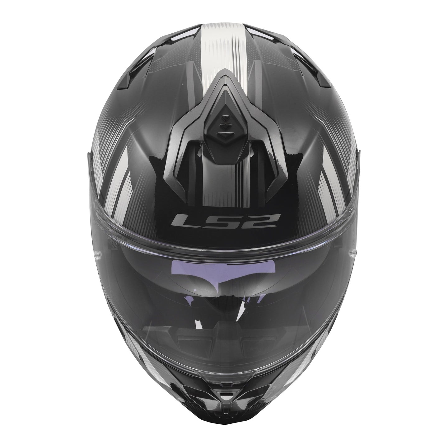 LS2 FF817 Challenger II Nitro Helmet - Black / Grey