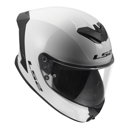LS2 FF820 Rapid III Solid Helmet - Gloss White