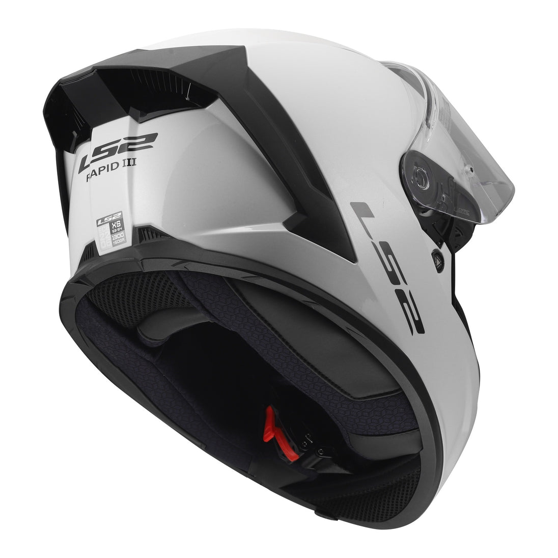 LS2 FF820 Rapid III Solid Helmet - Gloss White