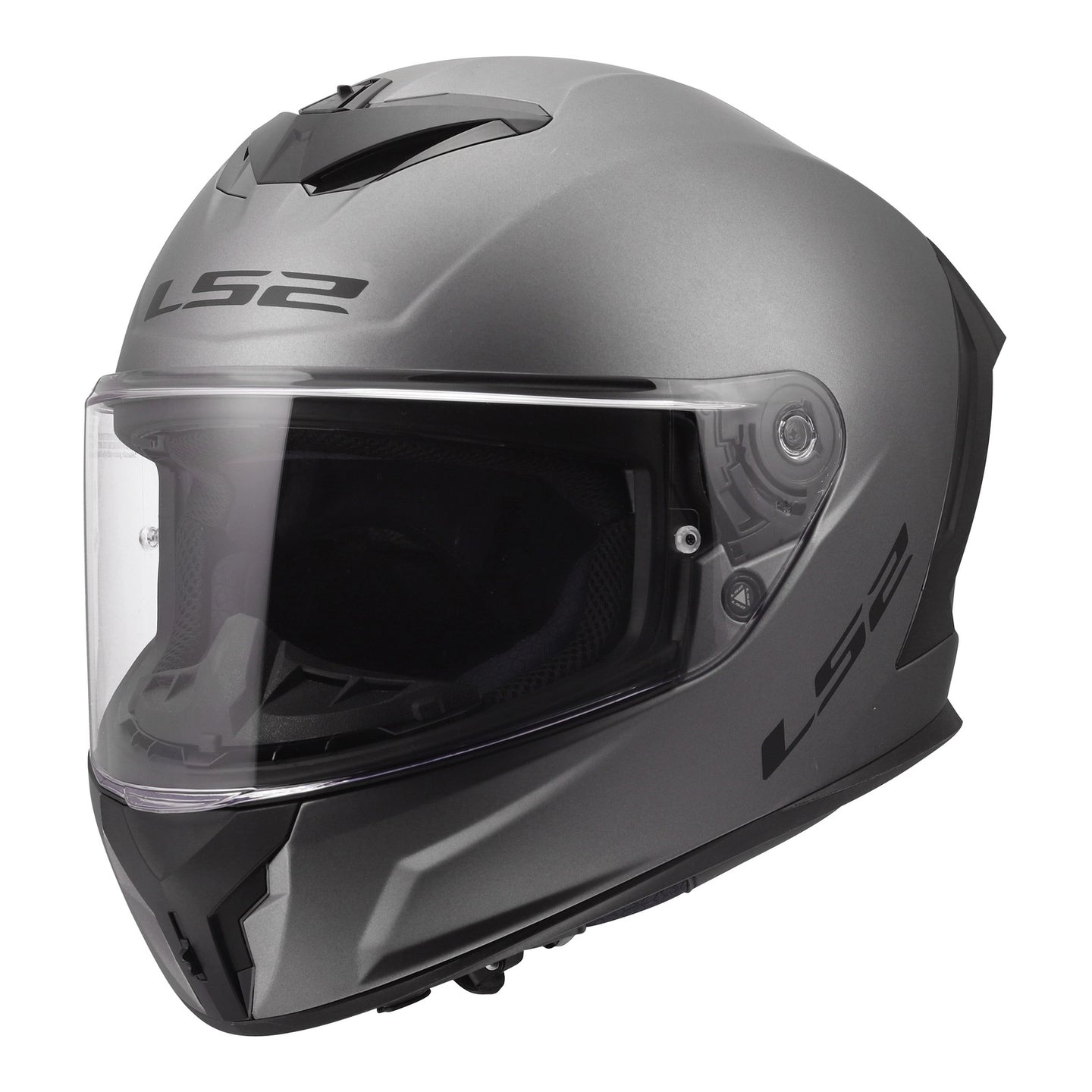 LS2 FF820 Rapid III Solid Helmet - Matte Titanium