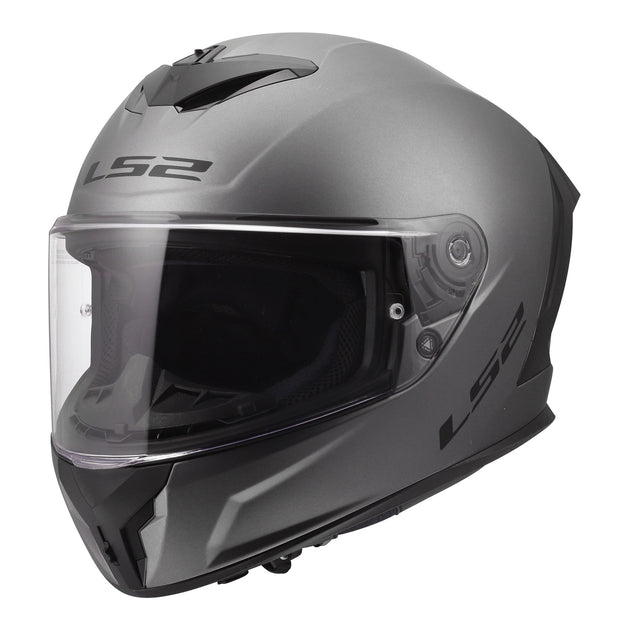 LS2 FF820 Rapid III Solid Helmet - Matte Titanium