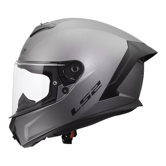 LS2 FF820 Rapid III Solid Helmet - Matte Titanium