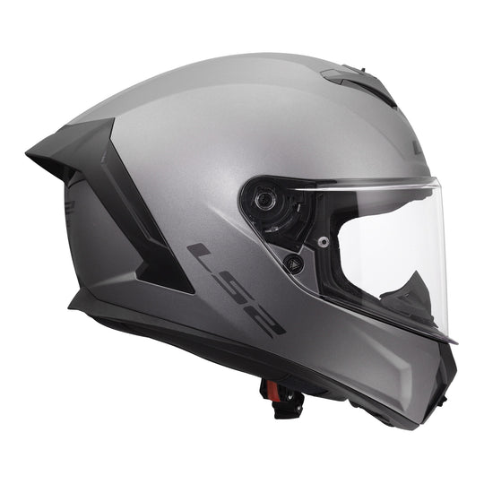 LS2 FF820 Rapid III Solid Helmet - Matte Titanium