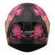 LS2 FF820 Rapid III Popppies Helmet - Black / Pink