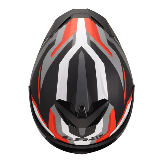 LS2 FF820 Rapid III Hyper Helmet - Black / Red