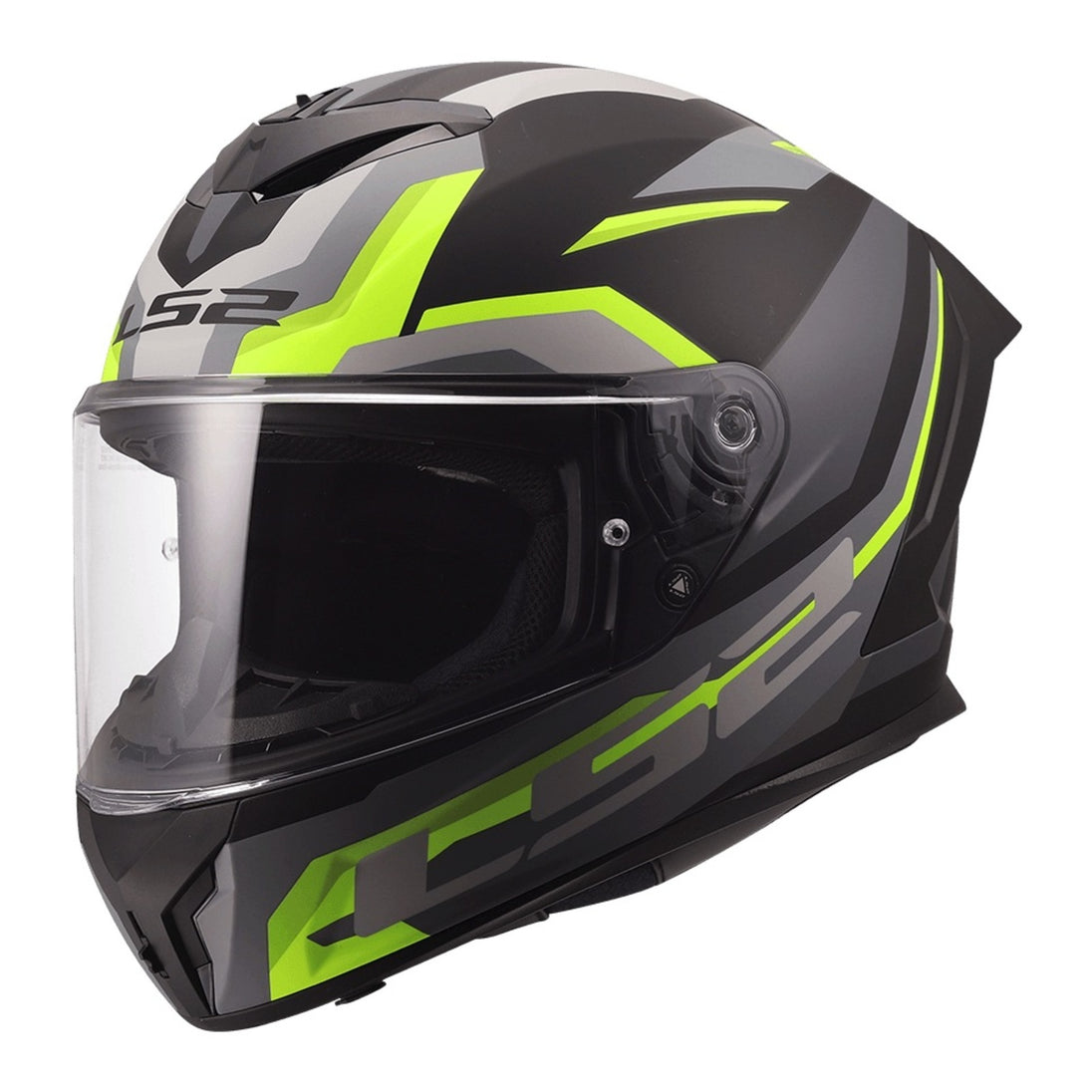 LS2 FF820 Rapid III Hyper Helmet - Black / Hi-Vis Yellow