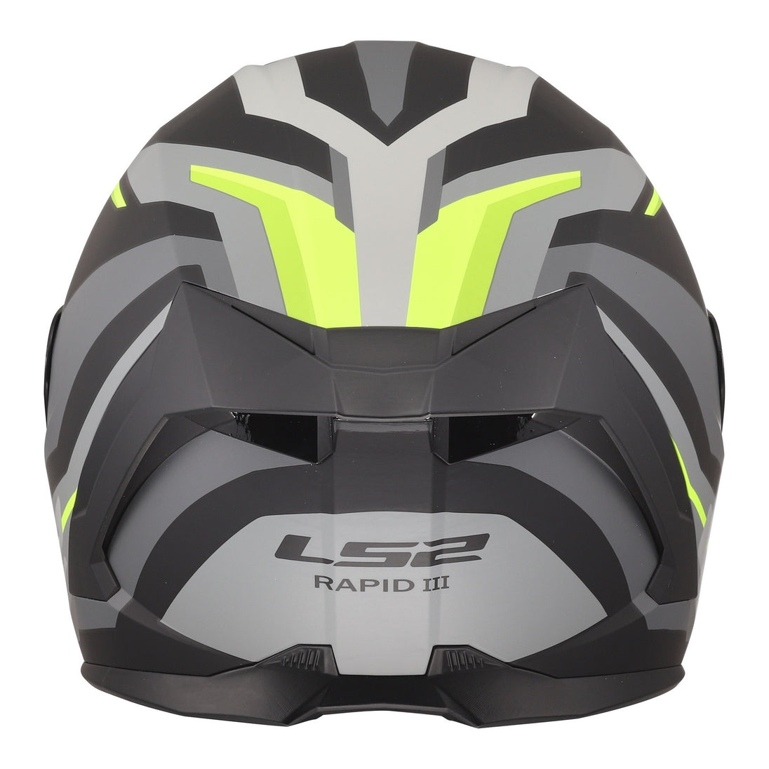 LS2 FF820 Rapid III Hyper Helmet - Black / Hi-Vis Yellow