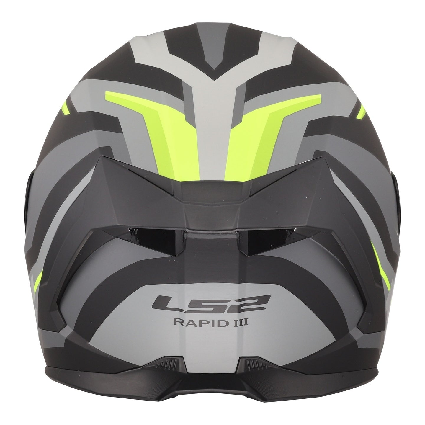 LS2 FF820 Rapid III Hyper Helmet - Black / Hi-Vis Yellow