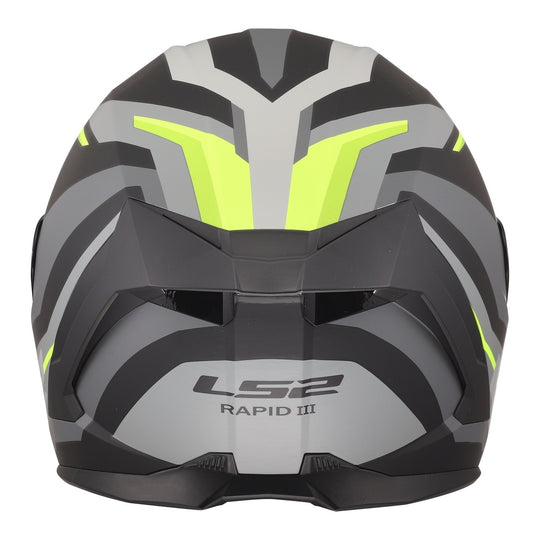 LS2 FF820 Rapid III Hyper Helmet - Black / Hi-Vis Yellow