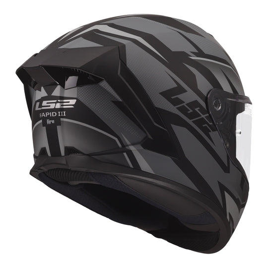 LS2 FF820 Rapid III Xtrem Helmet - Black / Grey