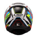 LS2 FF353 Rapid II XDron - White / Hi-Vis Orange / Blue