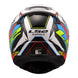 LS2 FF353 Rapid II XDron - White / Hi-Vis Orange / Blue