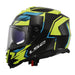 LS2 FF800 Storm II Tracker Helmet - Black / Hi-Vis Yellow 06
