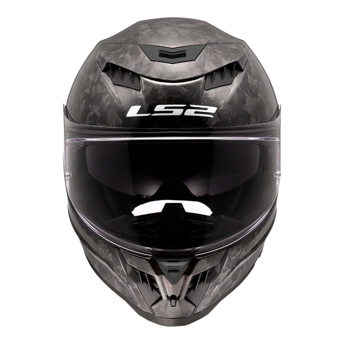 LS2 FF807 Dragon Forged Helmet - Gloss Carbon 06