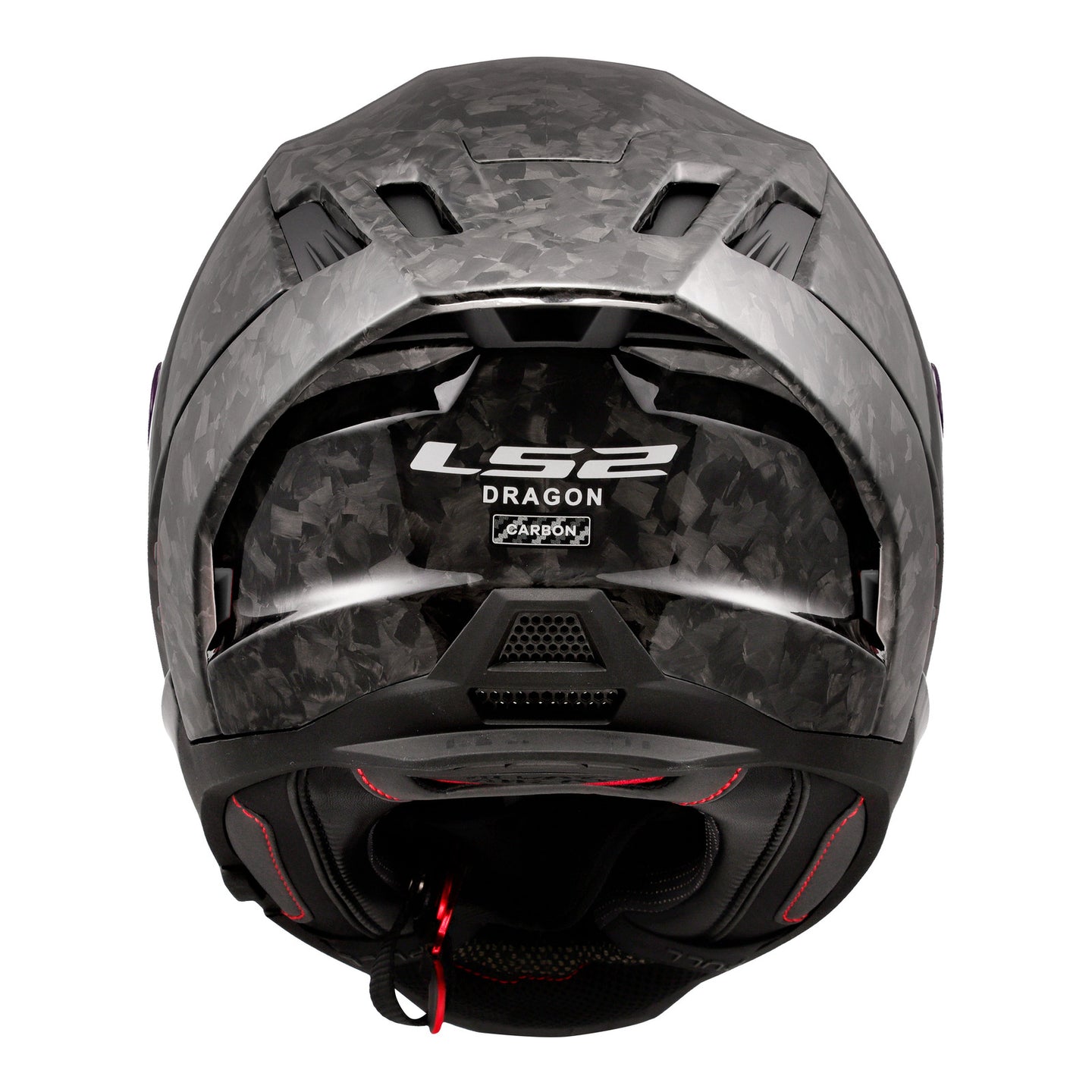 LS2 FF807 Dragon Forged Helmet - Gloss Carbon 06