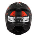 LS2 FF808 Stream II Angry Monkey Helmets - Matte Black / Red 06