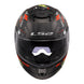 LS2 FF808 Stream II Angry Monkey Helmets - Matte Black / Red 06