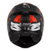 LS2 FF808 Stream II Angry Monkey Helmets - Matte Black / Red 06