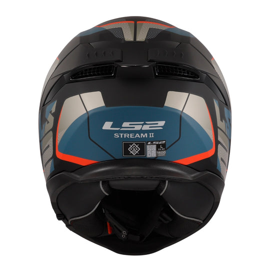 LS2 FF808 Stream II Road - Matte Black / Blue
