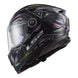 LS2 FF811 Vector II Tropical Helmet - Black / White